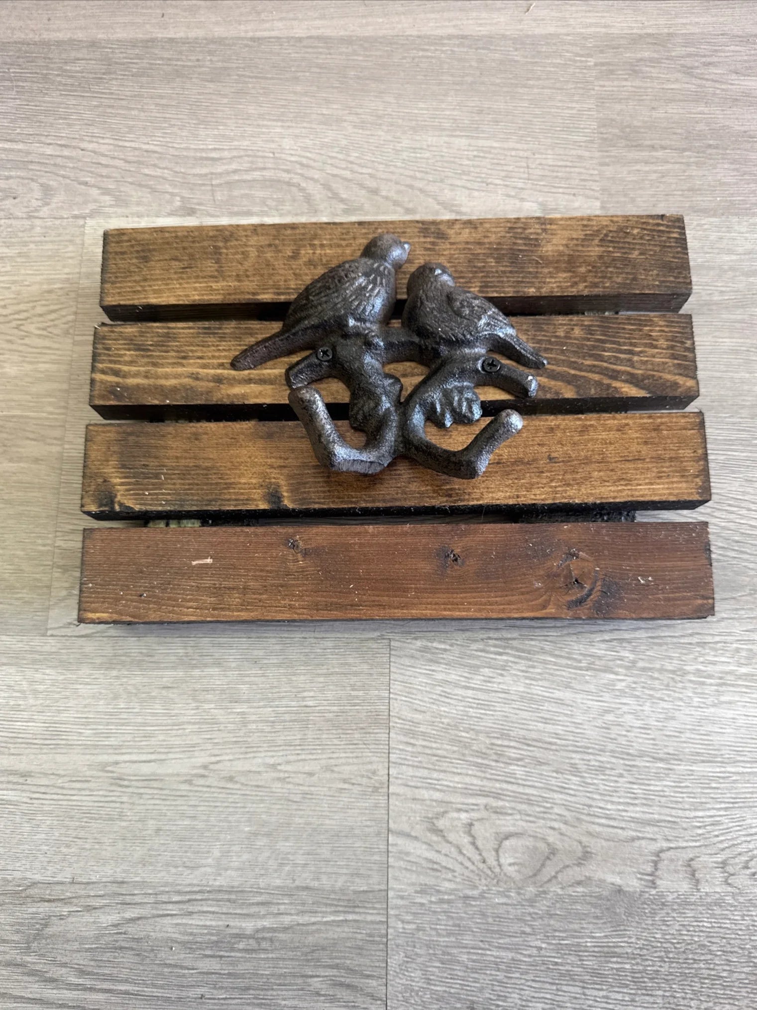 Rustic & Cast-Iron Bird Coat Rack