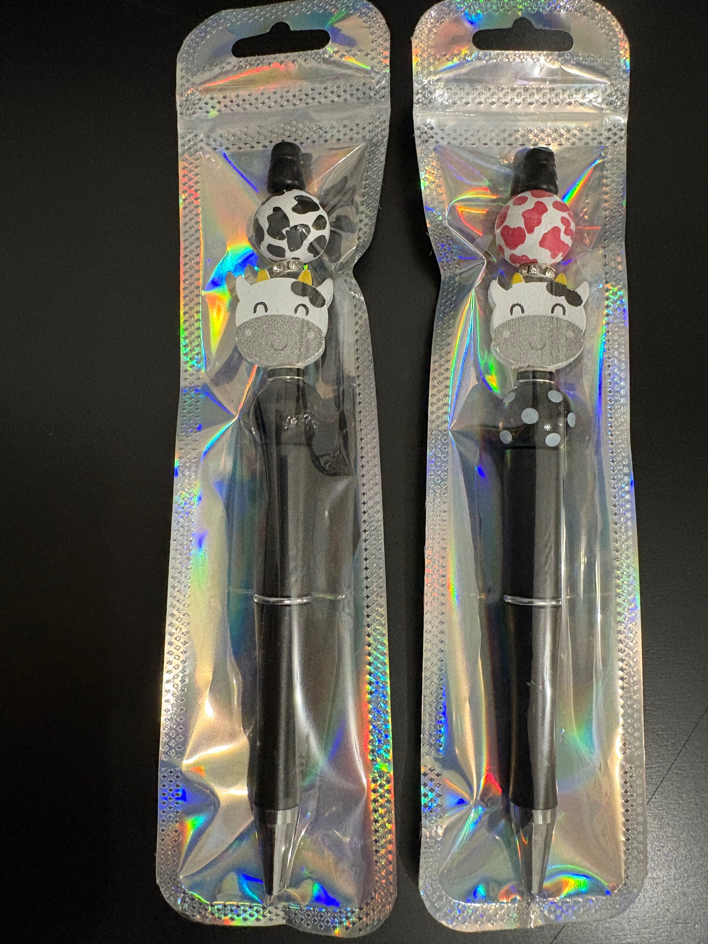 Cow Beaded Pens