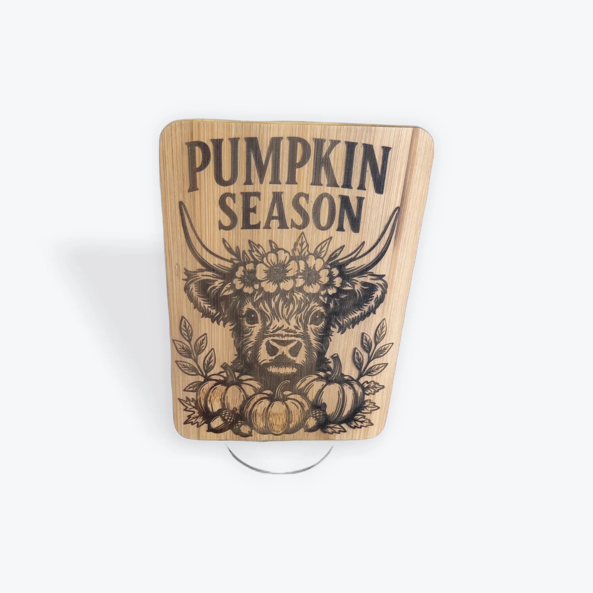 Pumpkin Season Cow Decor