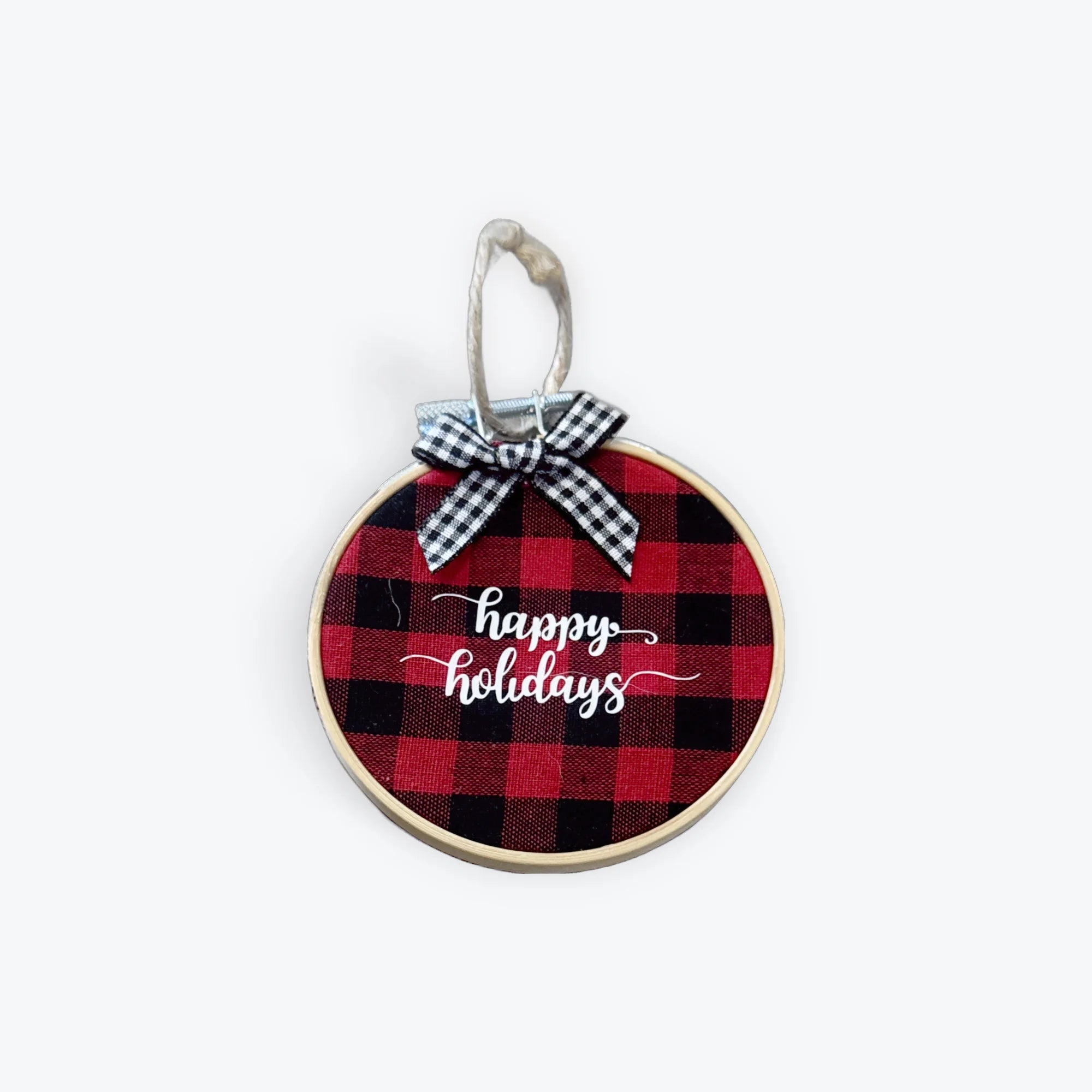 Happy Holiday Ornament