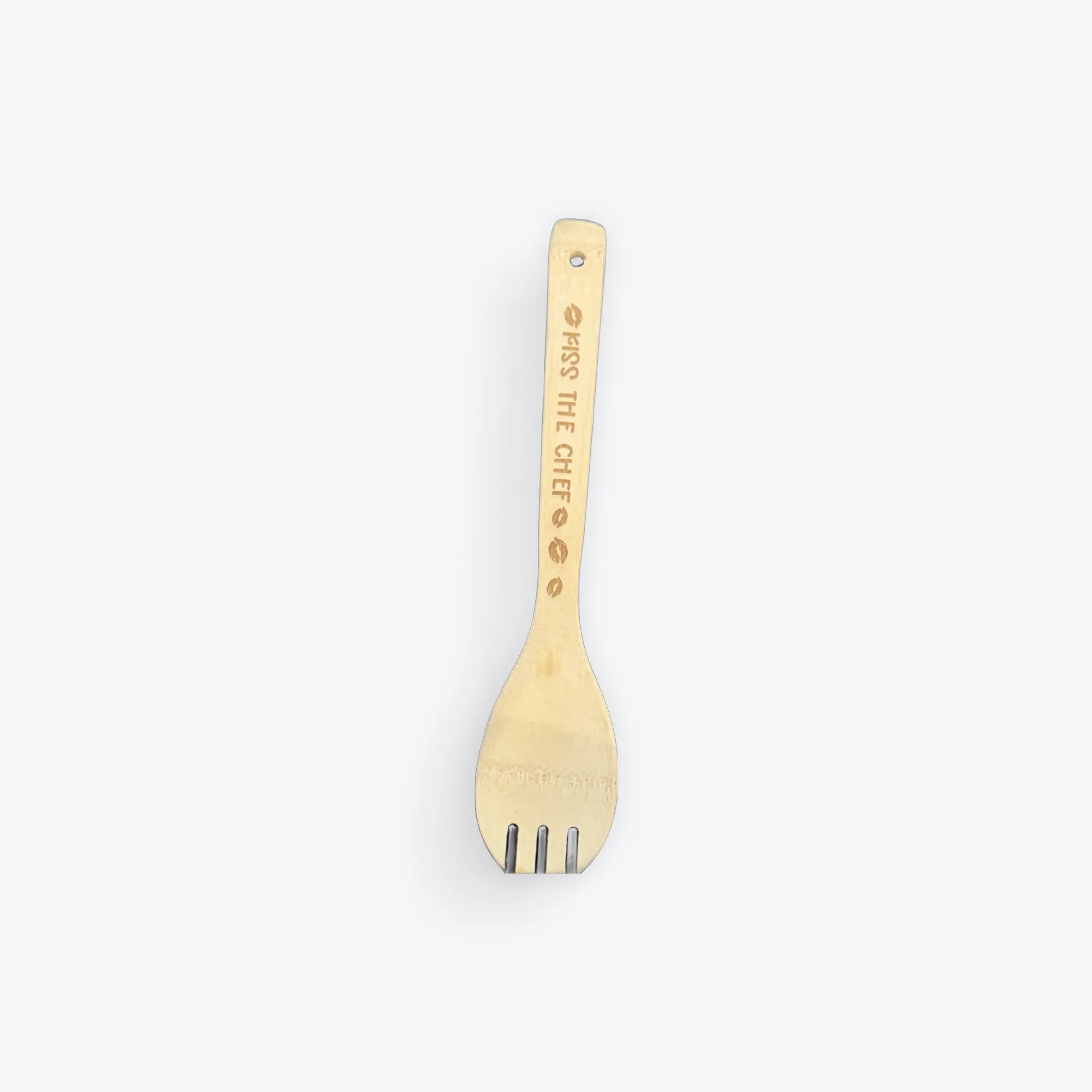 Engraved wooden spoons with cute inscriptions