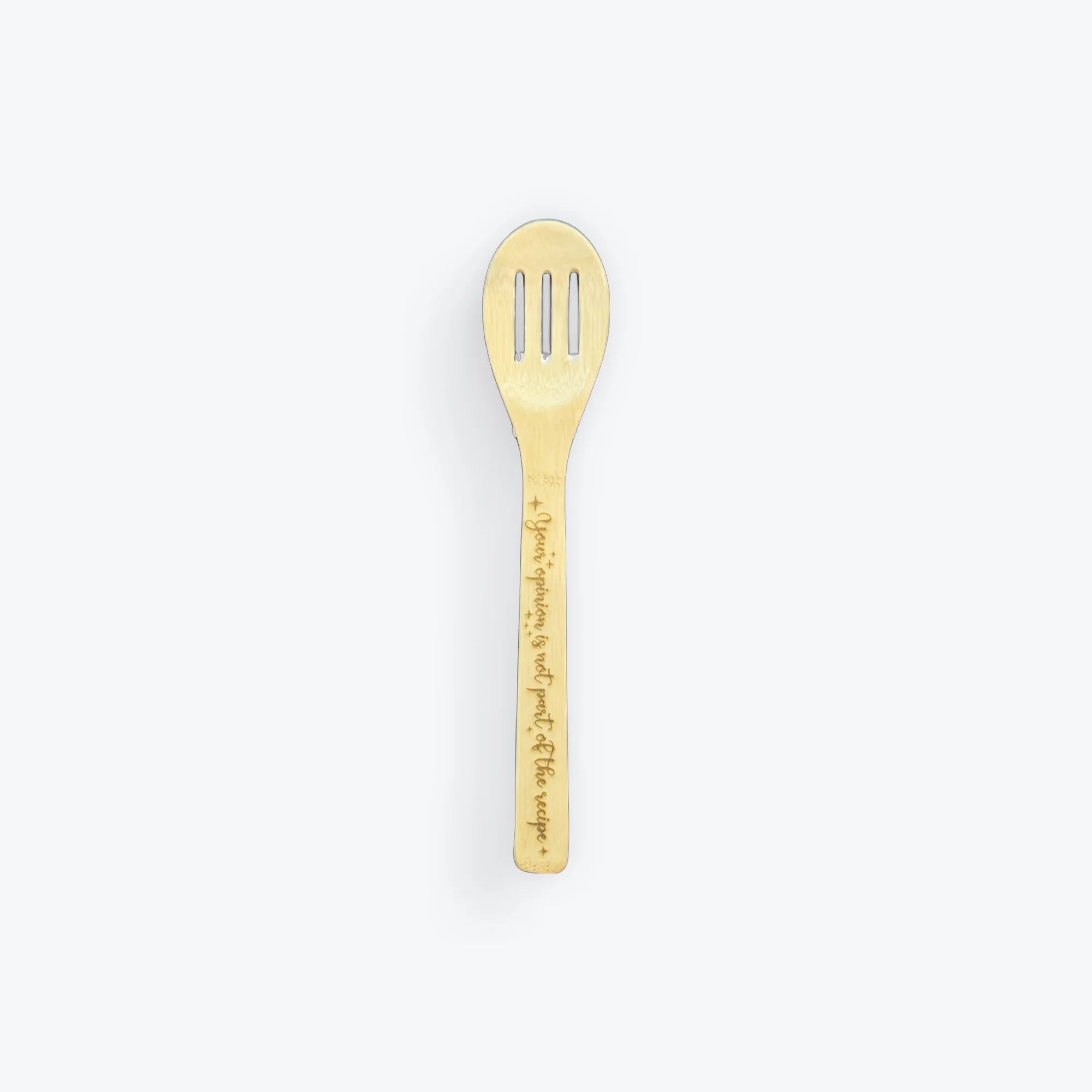 Engraved wooden spoons with cute inscriptions